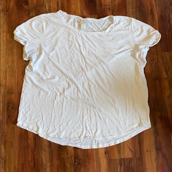 H&M Tops Hm Basic White Tee Poshmark